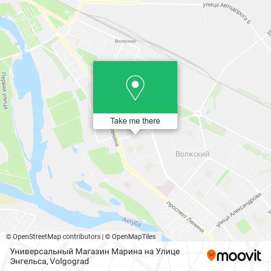 Универсальный Магазин Марина на Улице Энгельса map