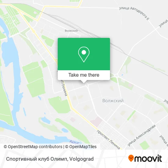Спортивный клуб Олимп map