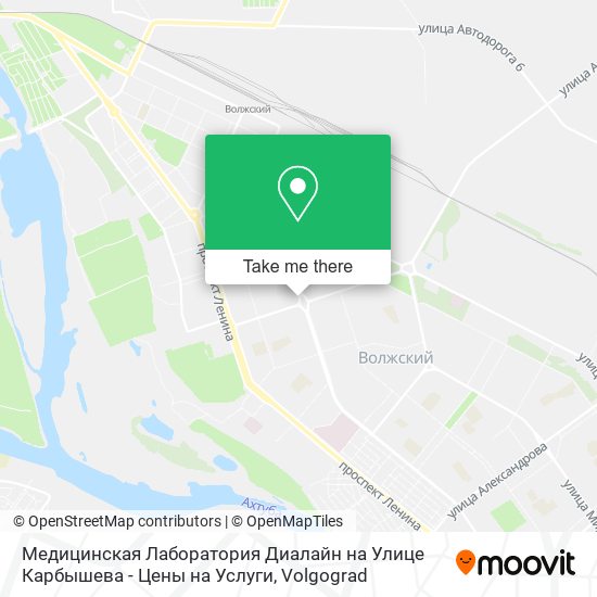 Медицинская Лаборатория Диалайн на Улице Карбышева - Цены на Услуги map