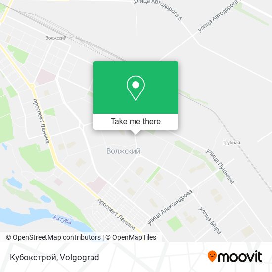 Кубокстрой map