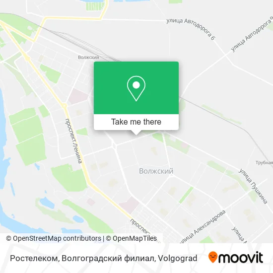 Ростелеком, Волгоградский филиал map
