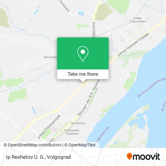 Ip Reshetov U. G. map