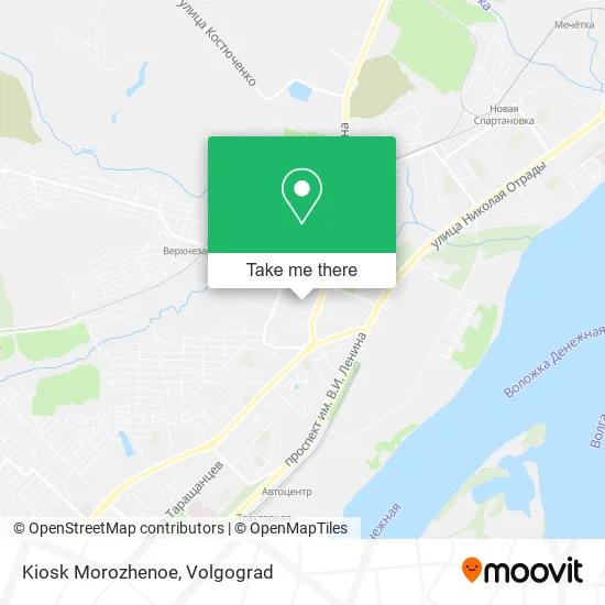 Kiosk Morozhenoe map