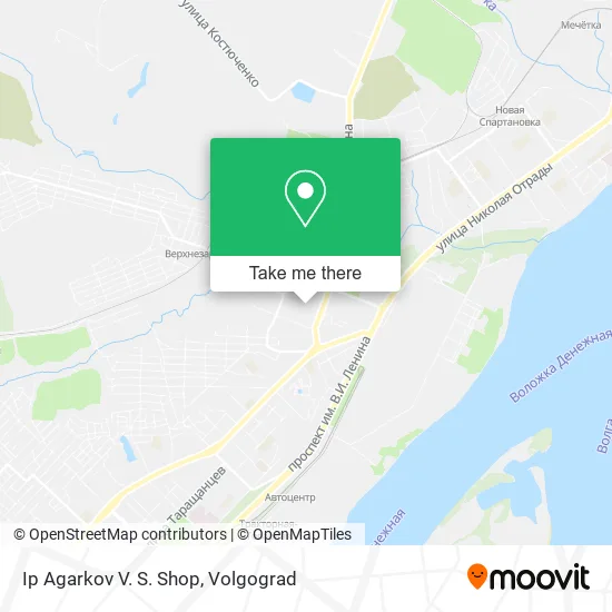 Ip Agarkov V. S. Shop map