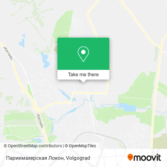 Парикмахерская Локон map
