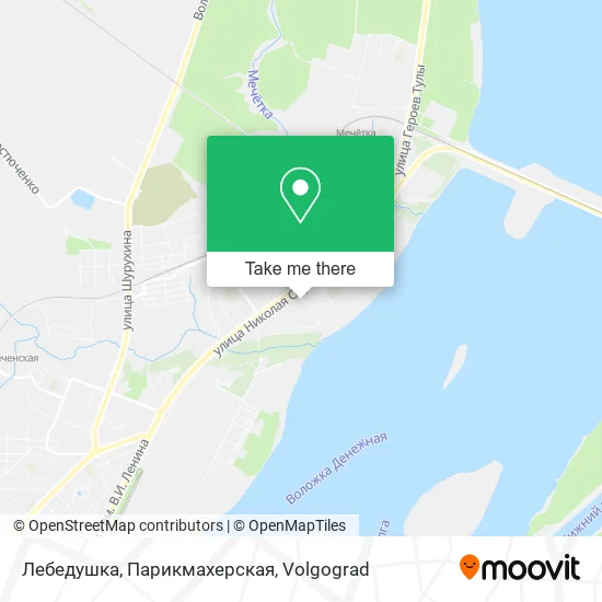 Лебедушка, Парикмахерская map