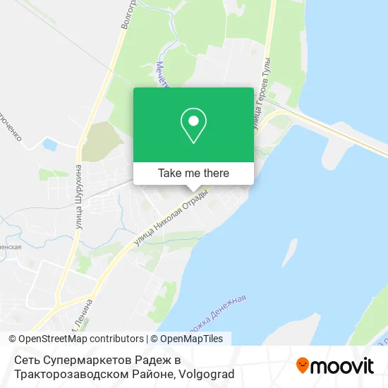 Сеть Супермаркетов Радеж в Тракторозаводском Районе map