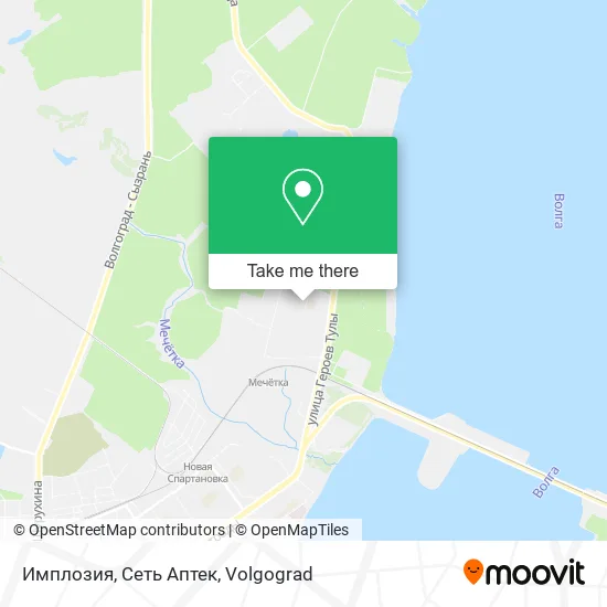 Имплозия, Сеть Аптек map
