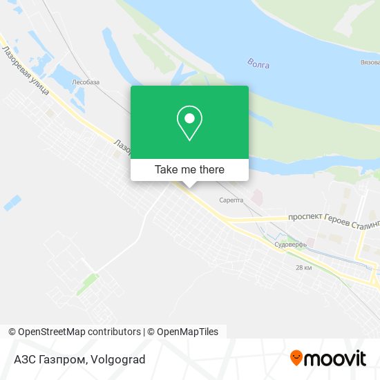 АЗС Газпром map