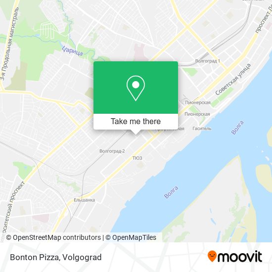 Bonton Pizza map