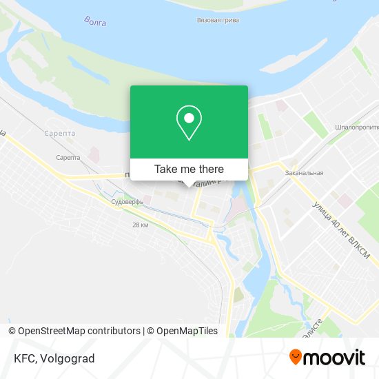 KFC map