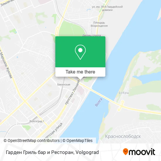 Гарден Гриль бар и Ресторан map