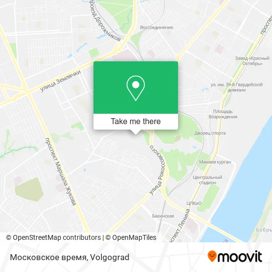 Московское время map