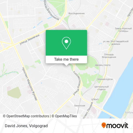 David Jones map