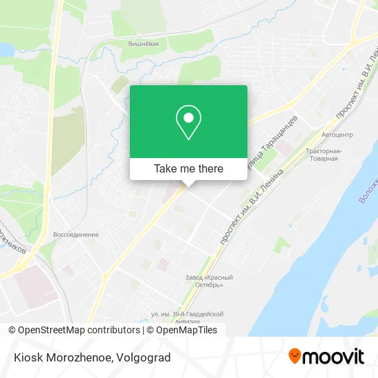 Kiosk Morozhenoe map