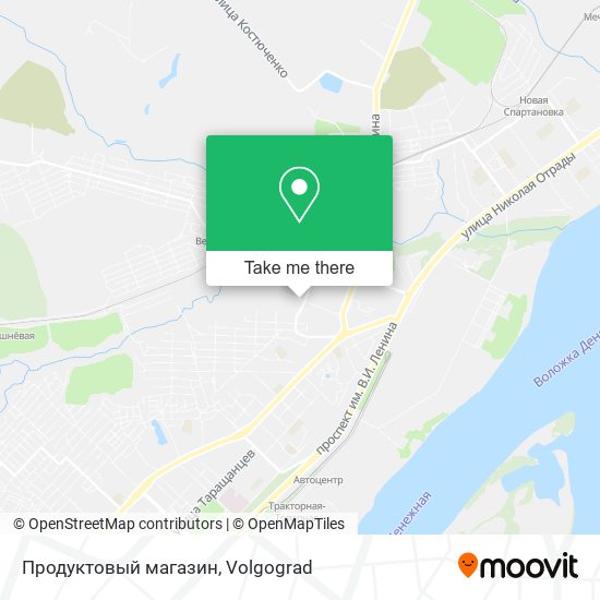 Продуктовый магазин map