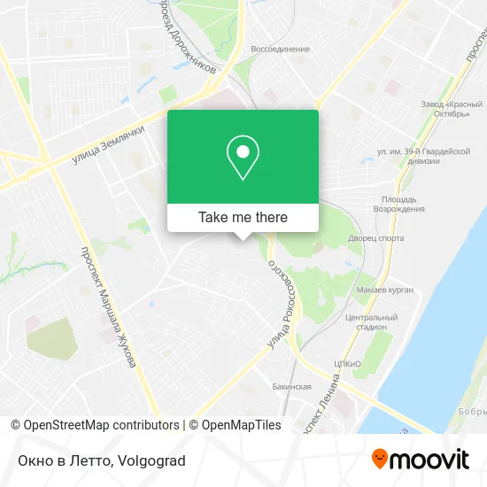 Окно в Летто map