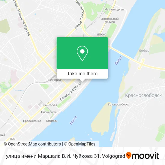 улица имени Маршала В.И. Чуйкова 31 map