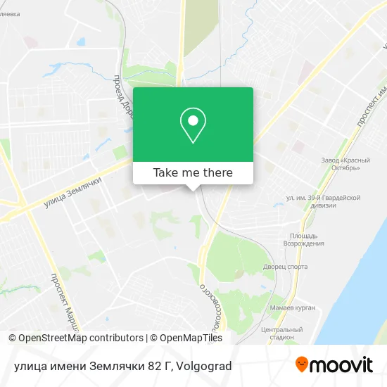 улица имени Землячки 82 Г map