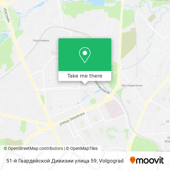 51-й Гвардейской Дивизии улица 59 map