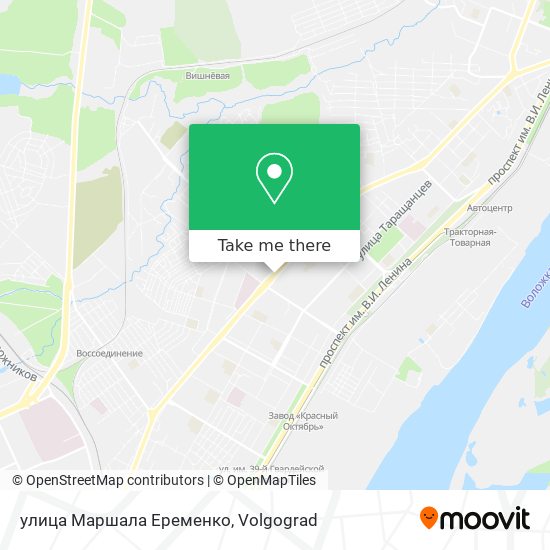 улица Маршала Еременко map