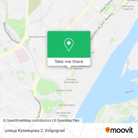 улица Кузнецова 2 map