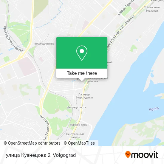улица Кузнецова 2 map