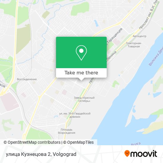 улица Кузнецова 2 map