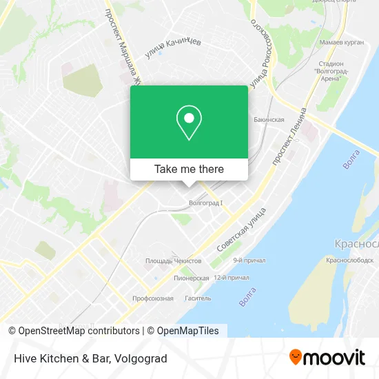 Hive Kitchen & Bar map