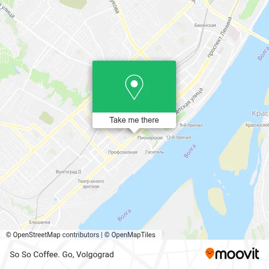 So So Coffee. Go map