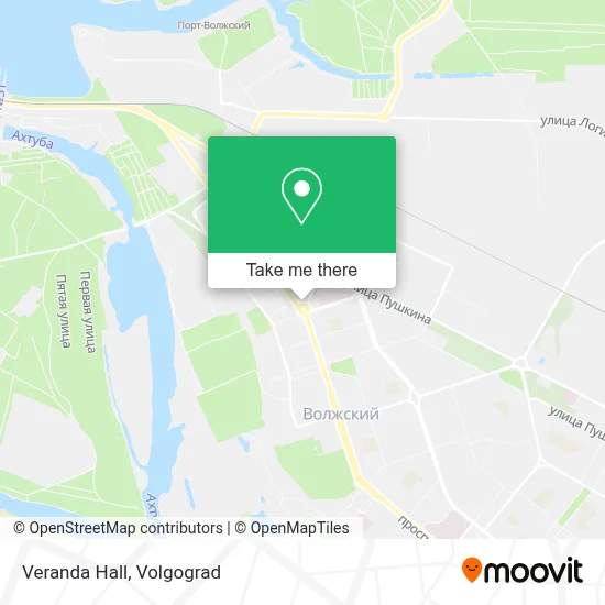 Veranda Hall map