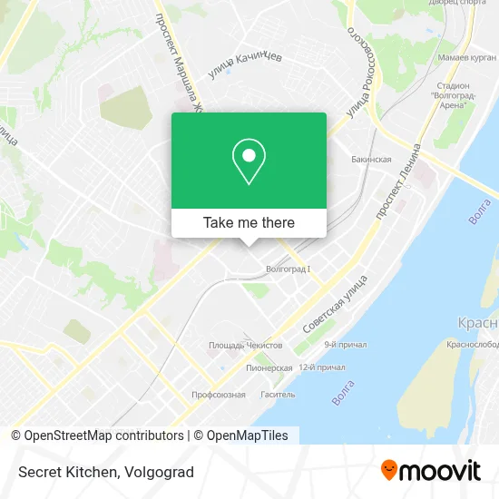 Secret Kitchen map