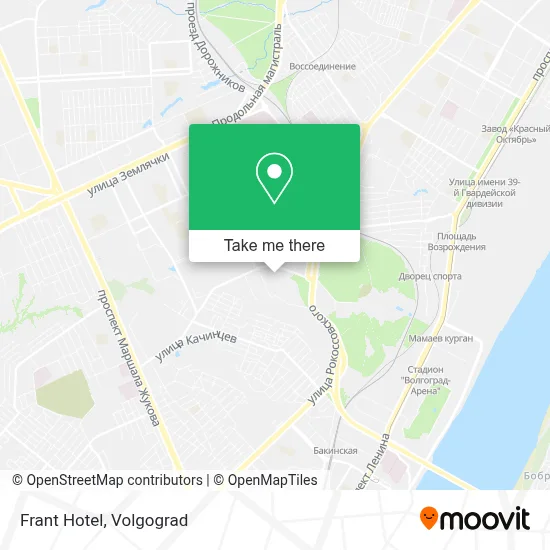Frant Hotel map