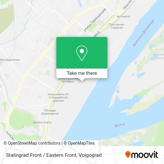 Stalingrad Front / Eastern Front map