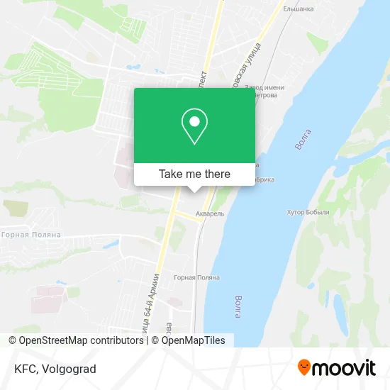 KFC map