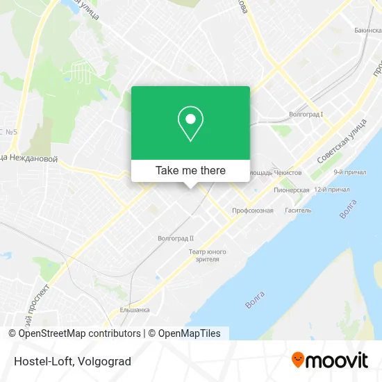 Hostel-Loft map