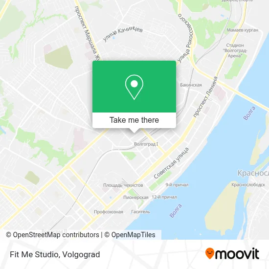 Fit Me Studio map