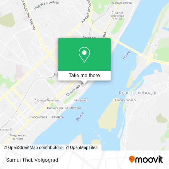 Samui Thai map