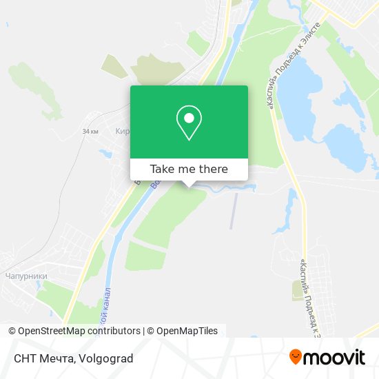СНТ Мечта map