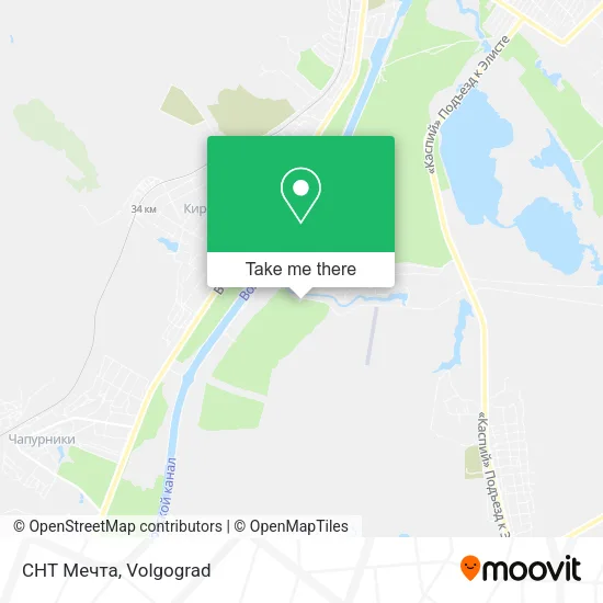 СНТ Мечта map