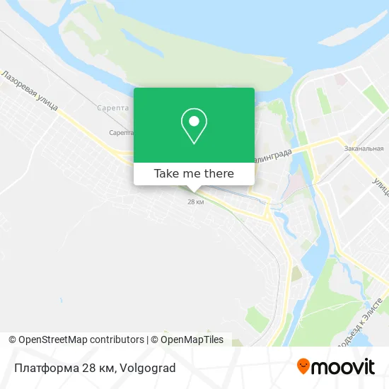Платформа 28 км map