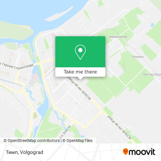 Темп map