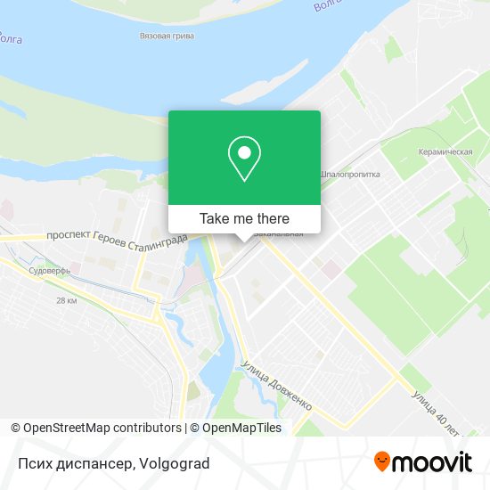 Псих диспансер map