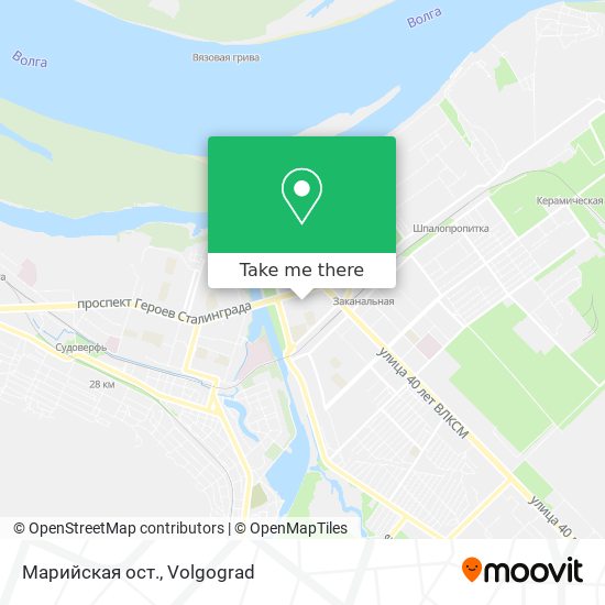 Марийская ост. map