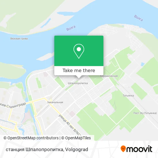 станция Шпалопропитка map