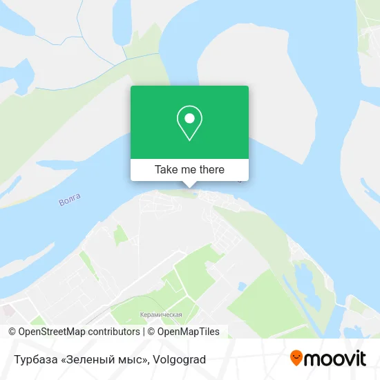 Турбаза «Зеленый мыс» map