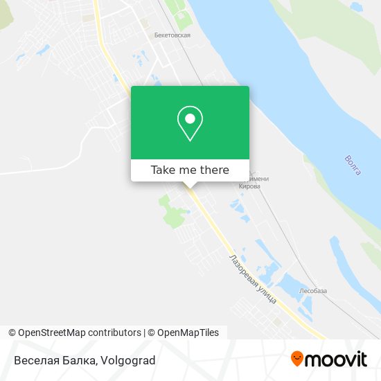Веселая Балка map
