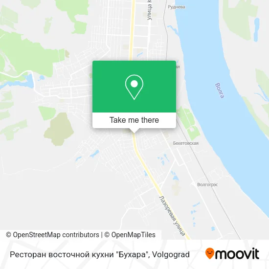 Ресторан восточной кухни "Бухара" map