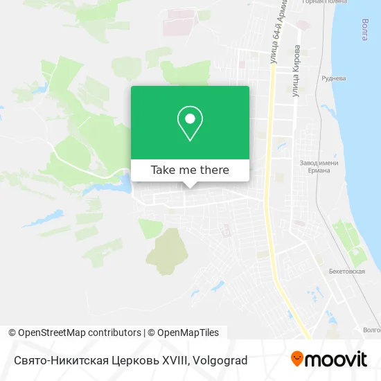 Свято-Никитская Церковь XVIII map