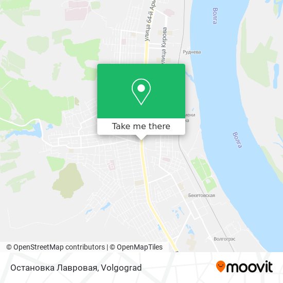 Остановка Лавровая map